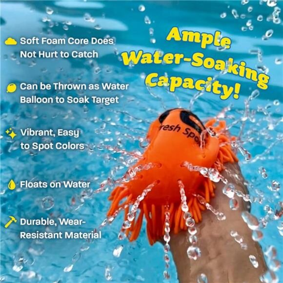 Water Flying Discs Soft Sports Disc 2 Pack Swimming‎ Pool Toys for Kids - Picture 3 of 5